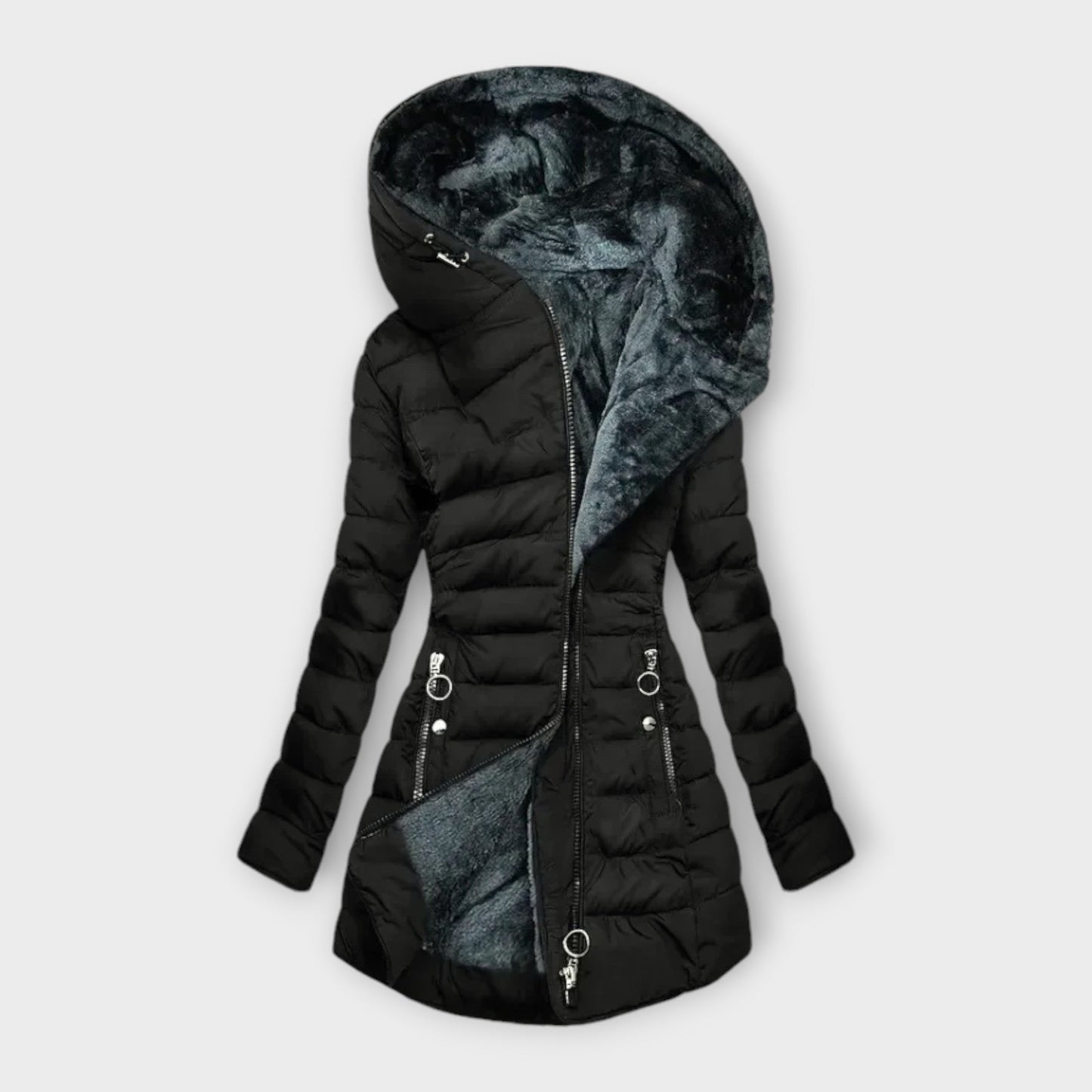 MFLLondon™ |  Cosy fur-lined coat
