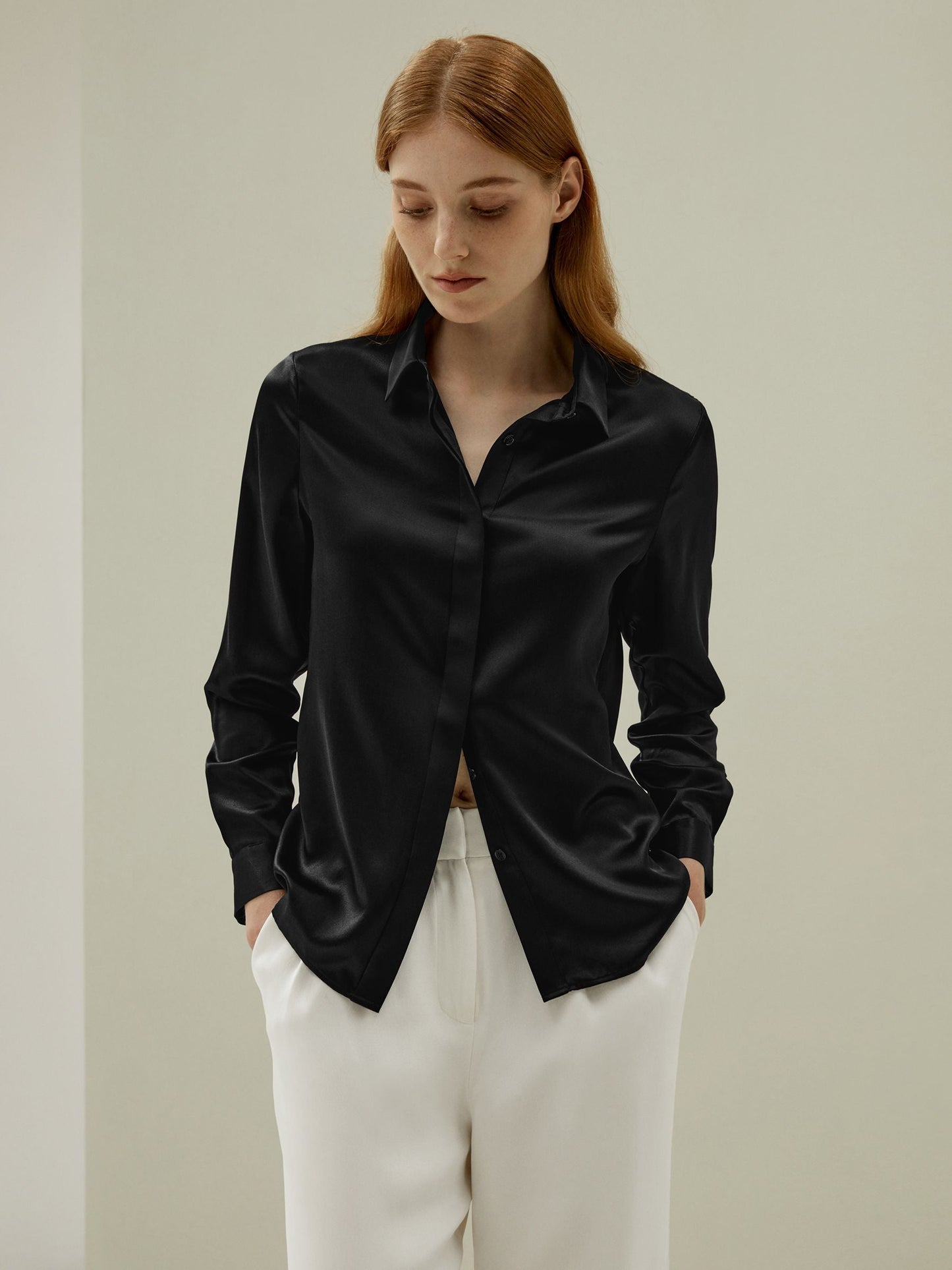 ANAIS SILK BLOUSE SHIRT