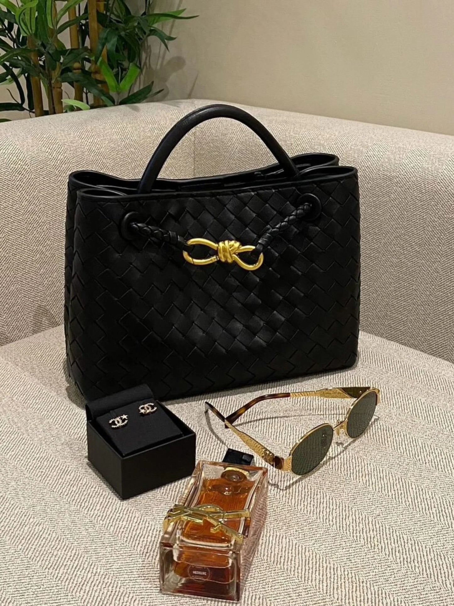 SABRINA WOVEN BAG SMALL