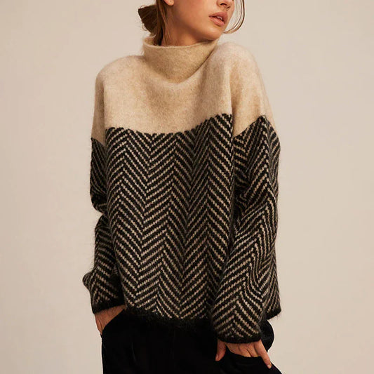 MFLLondon™ | Chevron Cozy Turtleneck