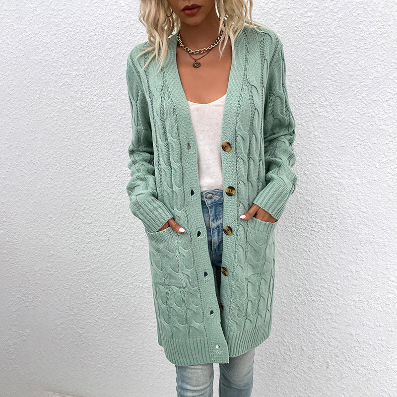 Juni | Scandinavian Twisted Knit Cardigan