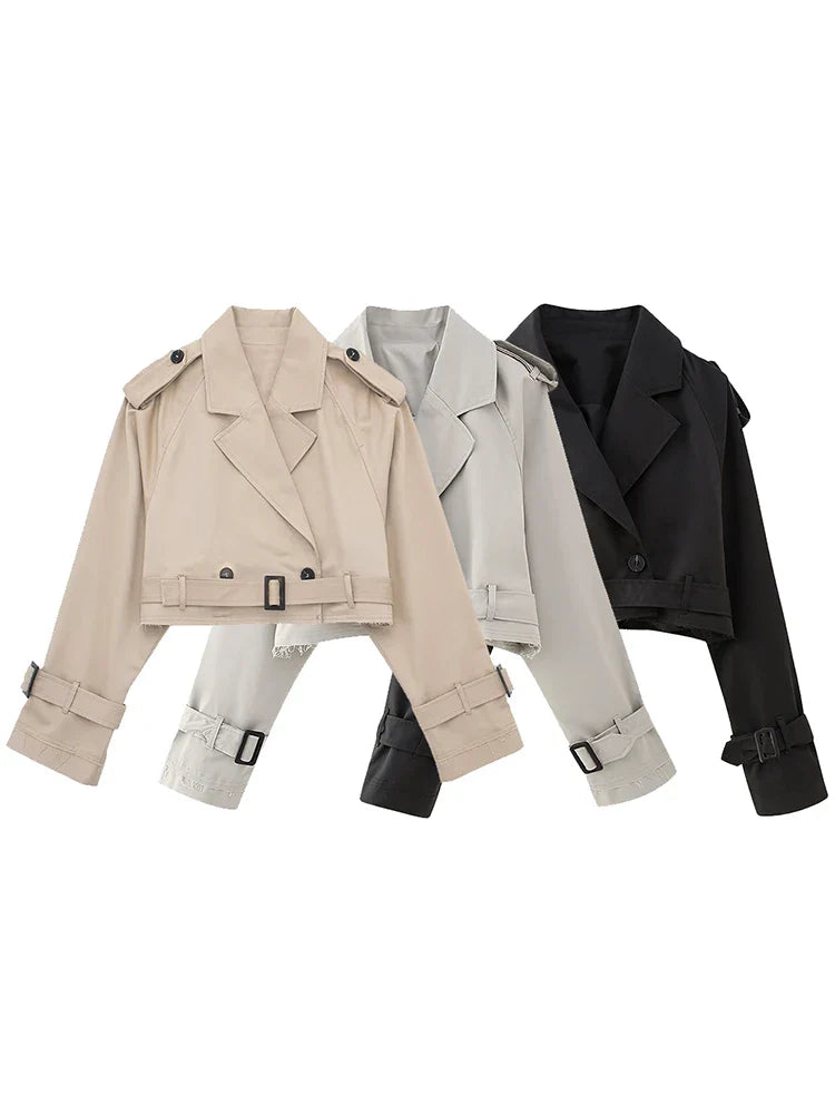 Emma™  - Crop Trenchcoat