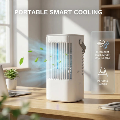 SereneCool Portable Night Light Fan