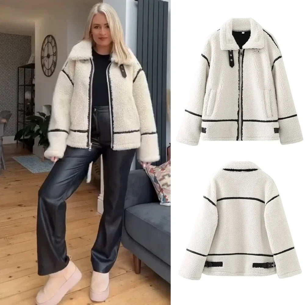 AKILA FLEECE ZIP-UP COAT