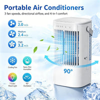 SereneCool Portable Night Light Fan