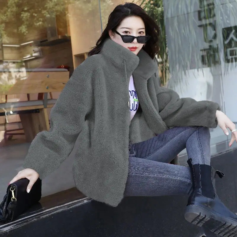 CORNELIA PLUSH OVERCOAT